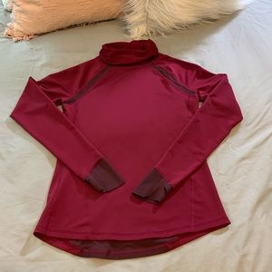 Burgundy Turtle Neck Pullover